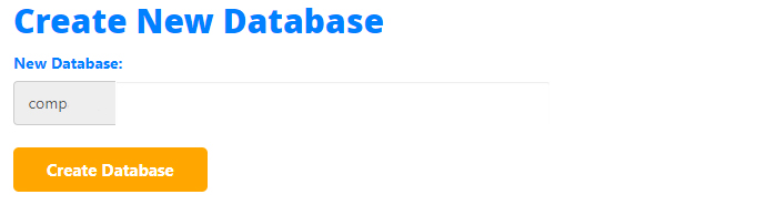 Create MySQL Database and User