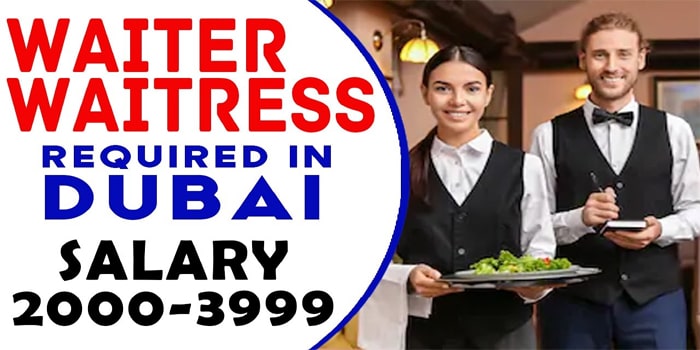 Jobs for Waiters in Dubai