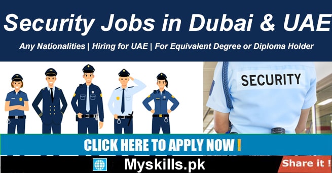 Security Guard Jobs in Dubai 2022